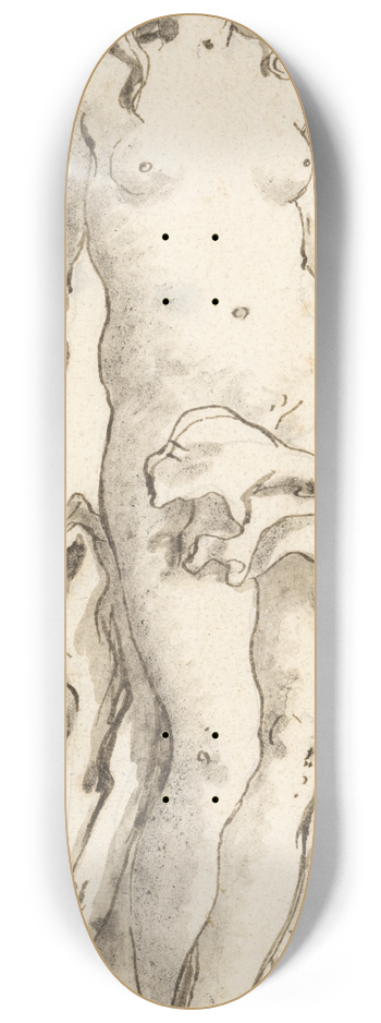 Giovanni Domenico Tiepolo - Venus 8.25 inch art skate deck