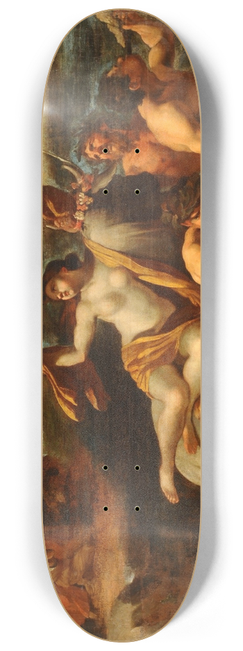 Giovanni Lanfranco - El rapto de Europa 8.25 inch art skate deck