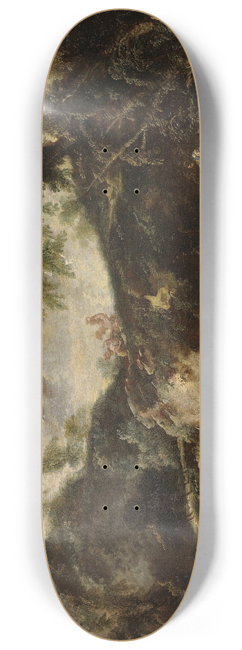 Giovanni Peruzzini - FiguresIn A Wooded Landscape 8.25 inch art skate deck