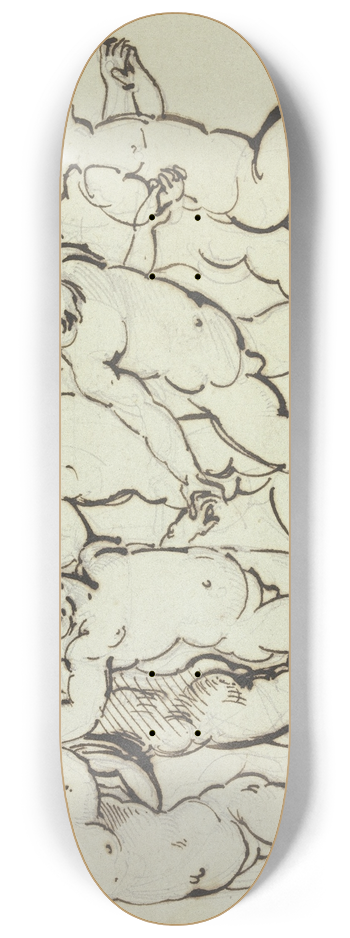 Giuseppe Bossi - Dance of the cupids 8.25 inch art skate deck
