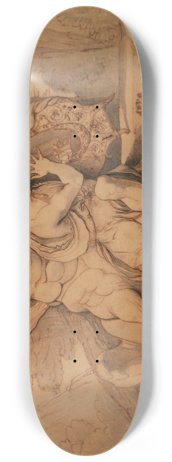 Giuseppe Cades - TheEducationOfAchilles By Chiron 8.25 inch art skate deck