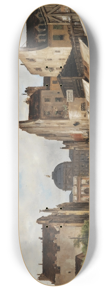 Giuseppe Canella - Paris, la rue Saint-Nicaise 8.25 inch art skate deck