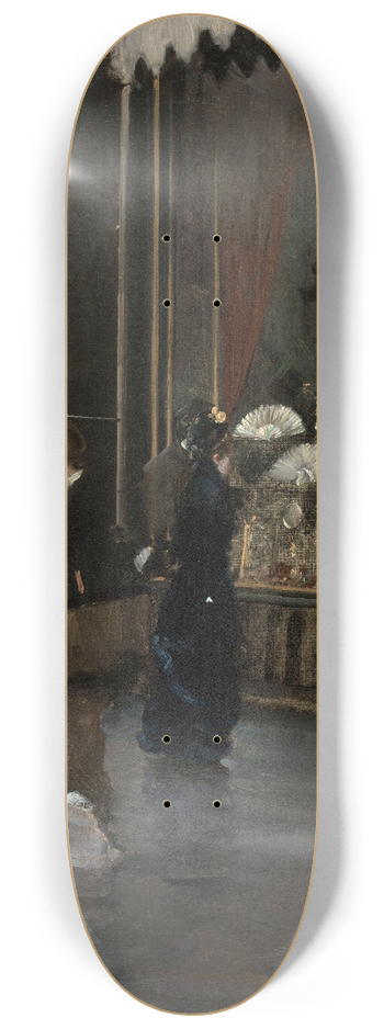 GiuseppeDe Nittis - La parfumerie Violet,  langle du boulevard des Capucines et de la rue Scribe. 8.25 inch art skate deck