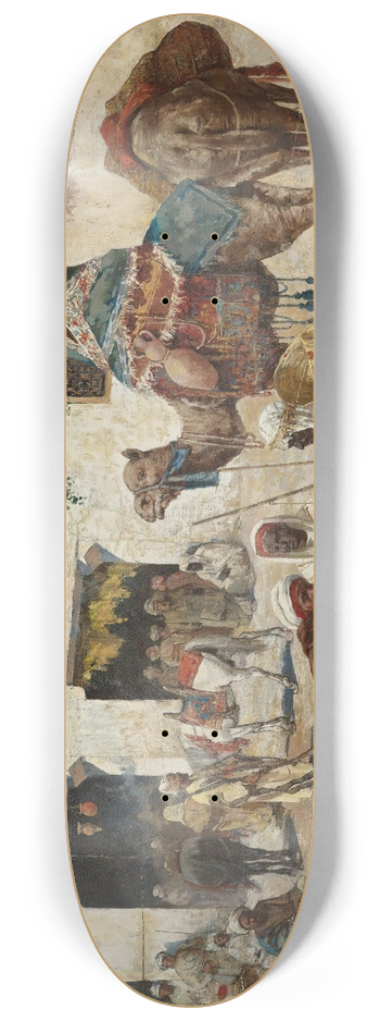 Giuseppe Gabani - Caravan at rest 8.25 inch art skate deck