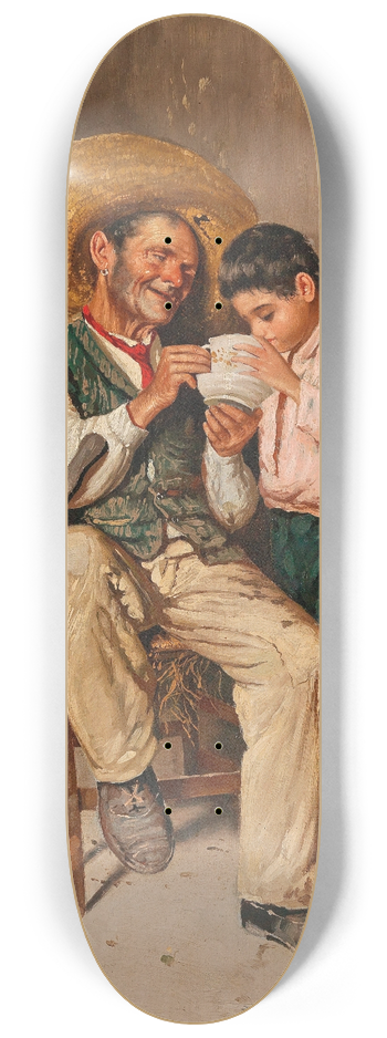 Giuseppe Giardiello - A Good Drink 8.25 inch art skate deck