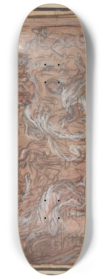Giuseppe Passeri - The Judgment of Solomon 8.25 inch art skate deck