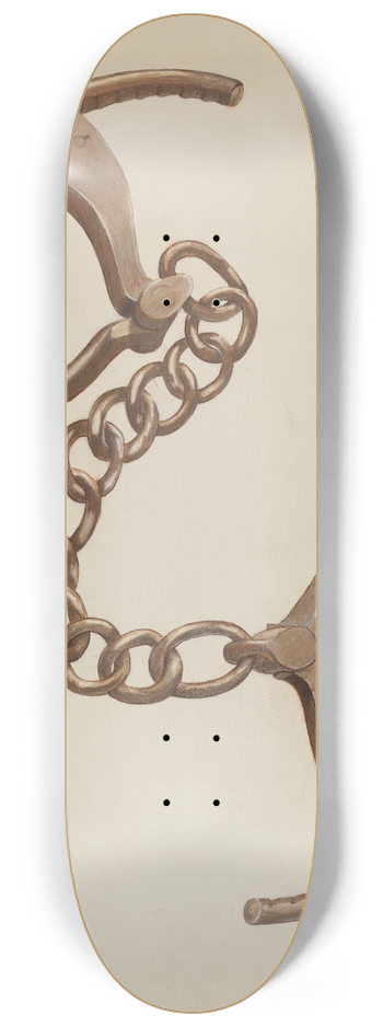 Gladys C. Parker - Shackles or Leg Irons 8.25 inch art skate deck