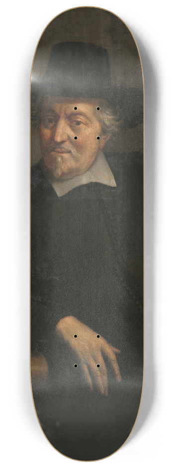 Govert Dircksz Camphuysen - Self Portrait 8.25 inch art skate deck