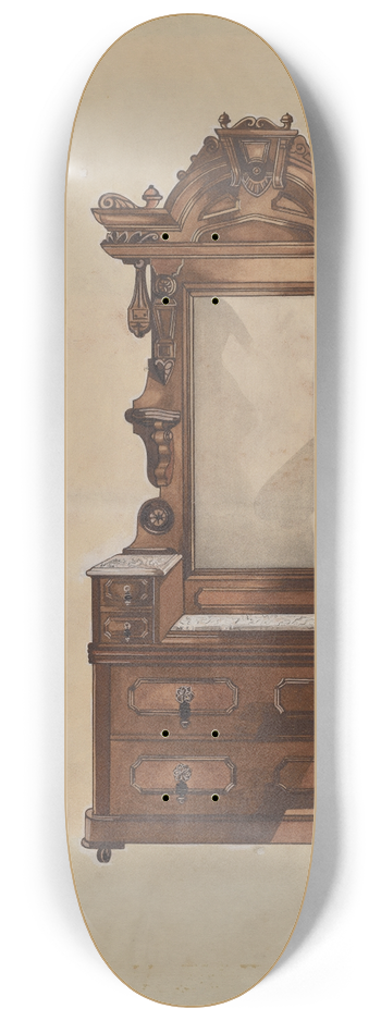 Grace Halpin - Bureau 8.25 inch art skate deck