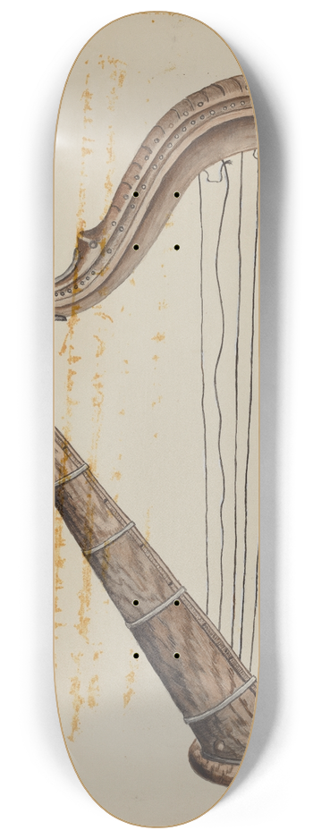 Grace Thomas - Stringed Harp 8.25 inch art skate deck