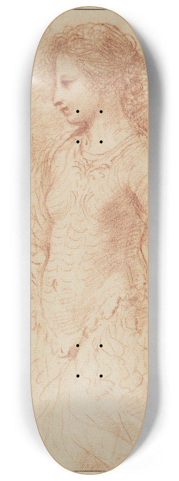 Guercino - Erminia 8.25 inch art skate deck