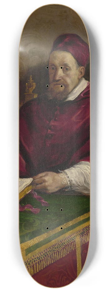 Guercino - Pope Gregory XV 8.25 inch art skate deck