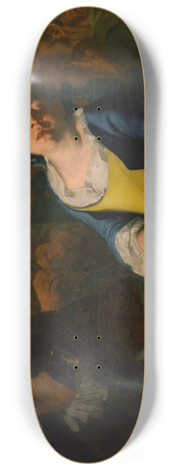 Gaspare Traversi - Teasing a Sleeping Girl 8.25 inch art skate deck