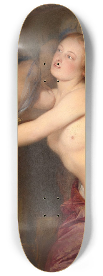 Gustaf Wappers - Young Mother with Child 8.25 inch art skate deck