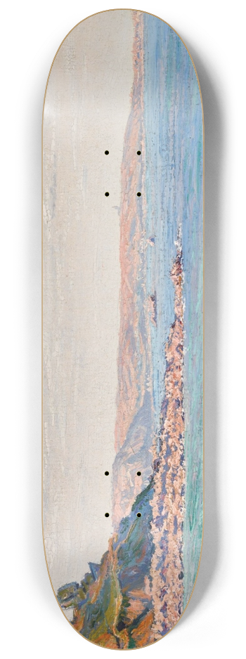 Gustave Cariot - Vue de la mer prs de Perros-Guirec 8.25 inch art skate deck