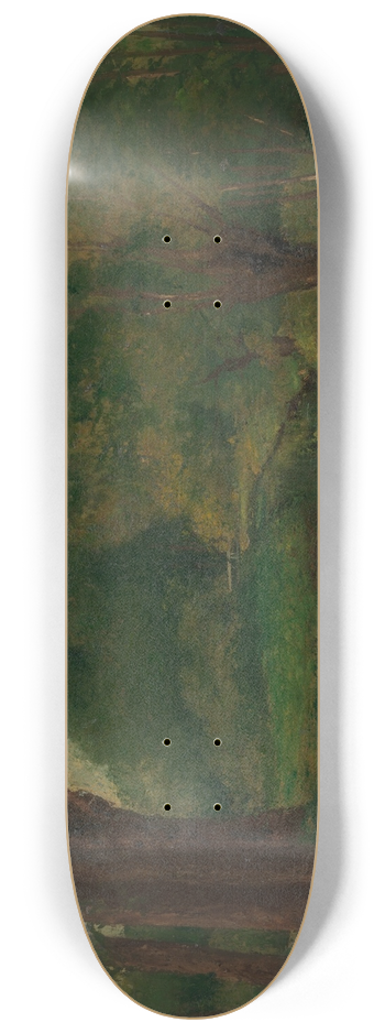 Gustave Courbet - A Brook in a Clearing 8.25 inch art skate deck