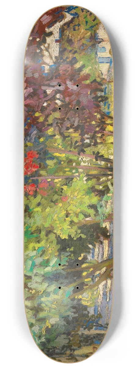 Alexander Altmann - A Summer Garden In France 8.25 inch art skate deck