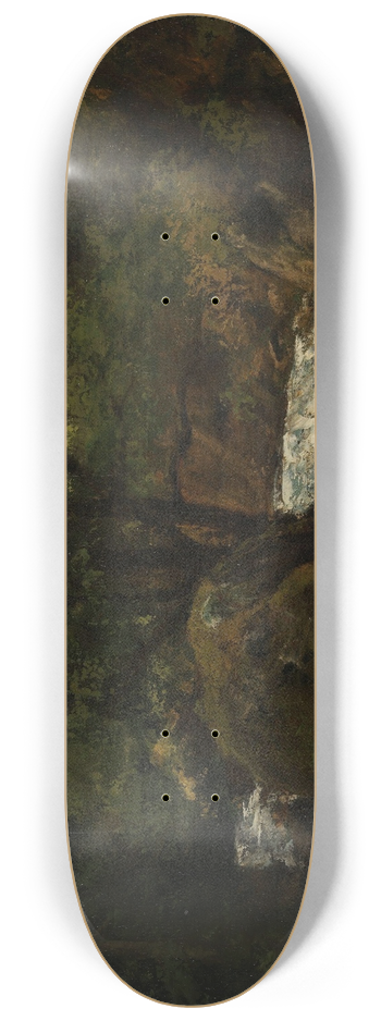 Gustave Courbet - Forest Brook, Jura 8.25 inch art skate deck