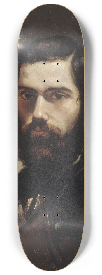 Gustave Courbet - Portrait de Jules Valls 8.25 inch art skate deck