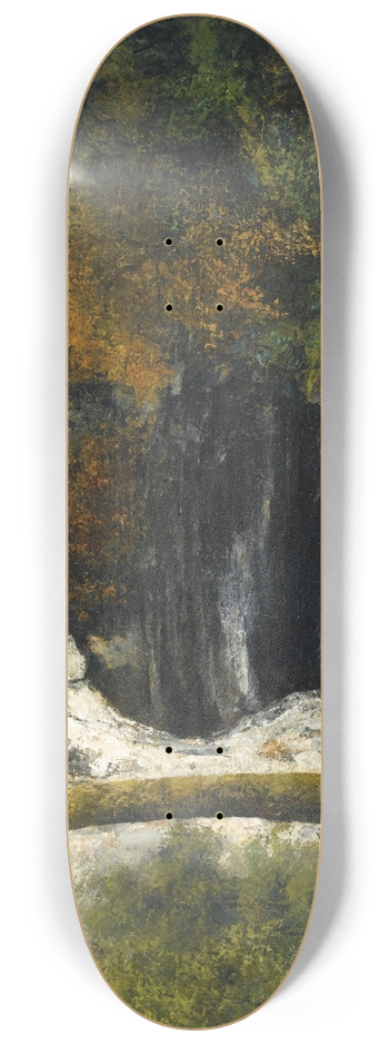 Gustave Courbet - Source de Lison prs de Nans 8.25 inch art skate deck