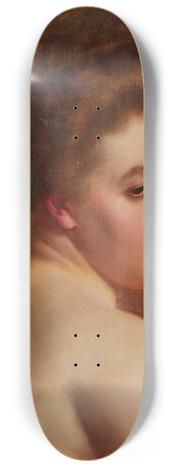 Gustave Jean Jacquet - White Shoulders 8.25 inch art skate deck