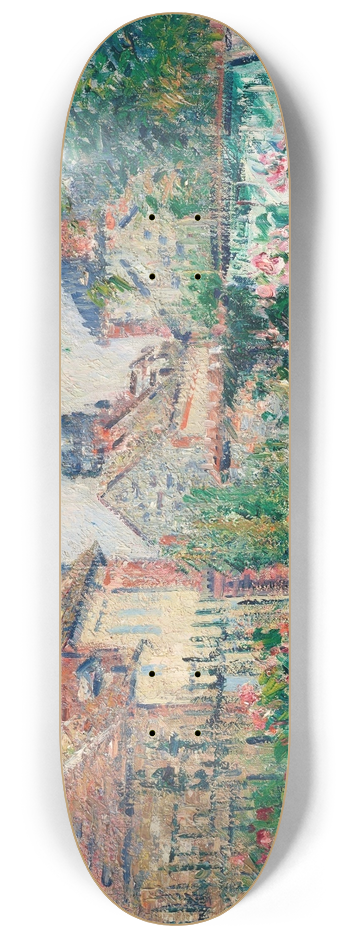 Gustave Loiseau - Vue de Saint-Cyr-du-Vaudreuil, Eure 8.25 inch art skate deck
