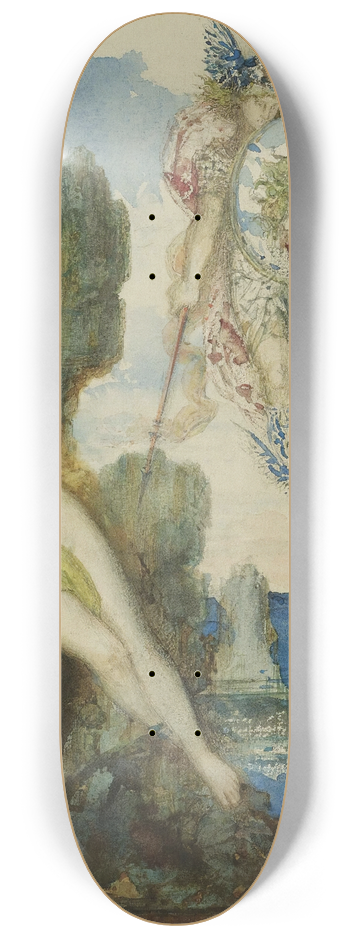 Gustave Moreau - Persee Et Andromede 8.25 inch art skate deck