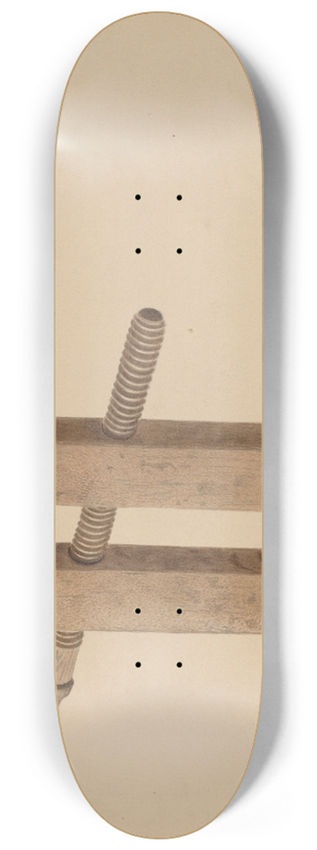 Alexander Anderson - Carpenters Clamp 8.25 inch art skate deck