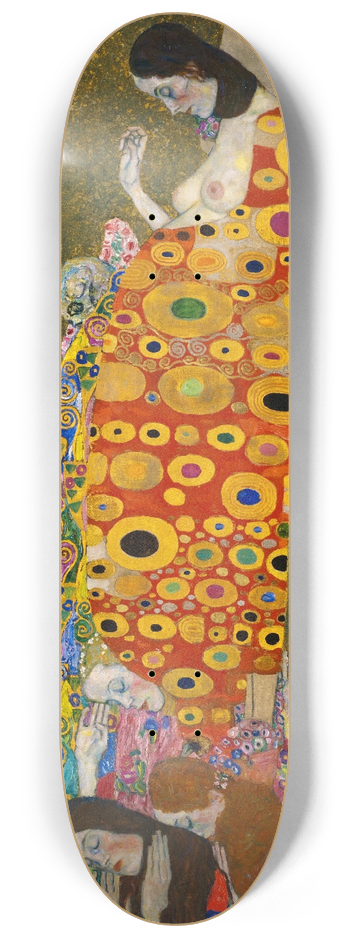Gustav Klimt - Hope, II 8.25 inch art skate deck