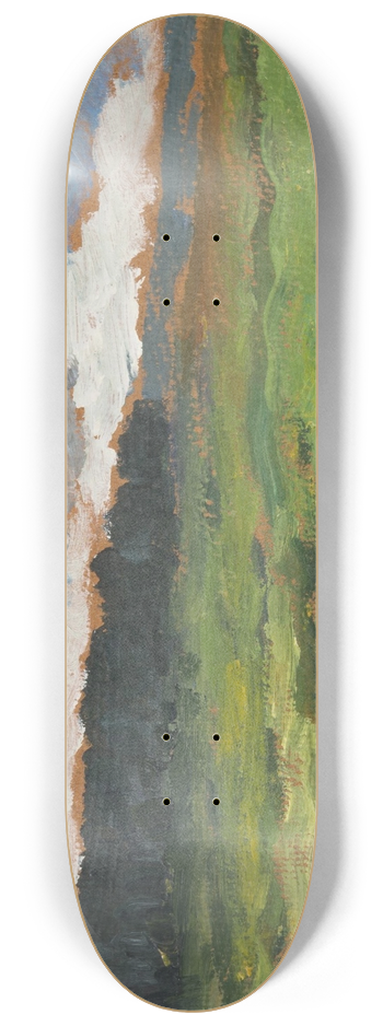 Gustav Macoun - Study of a Landscape 8.25 inch art skate deck