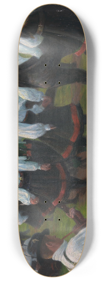Gustav Wentzel - Dance in Setesdal 8.25 inch art skate deck