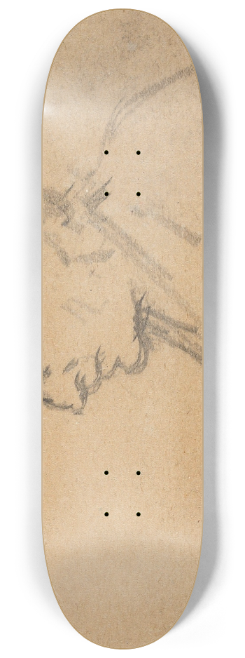 Gustav Wentzel - Figure Study 8.25 inch art skate deck