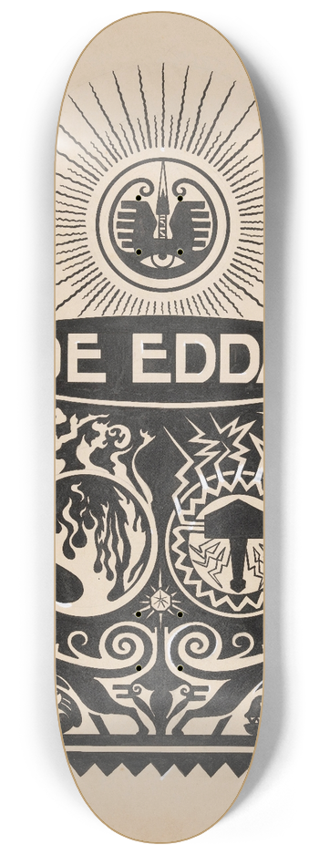 Gust van de Wall Pern - Frans Berding, De Edda, 1911 8.25 inch art skate deck