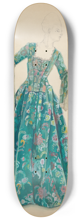 Gwyneth King - Dress 8.25 inch art skate deck