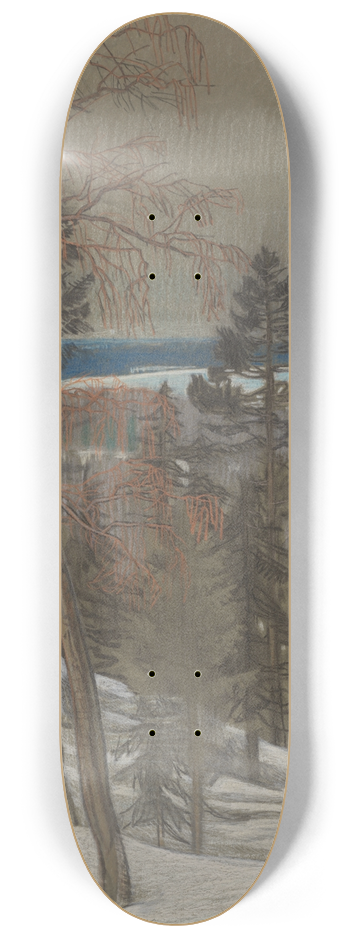 Gza Marti - Scene ofHvittrask 8.25 inch art skate deck