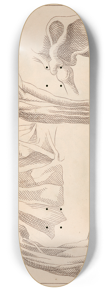 Hamlet Winstanley - Anatomical Studies of Arms and Shoulders 8.25 inch art skate deck