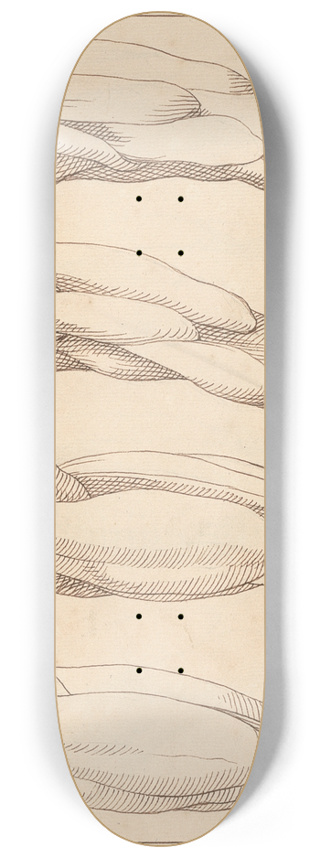 Hamlet Winstanley - Anatomical Studies of Legs 8.25 inch art skate deck