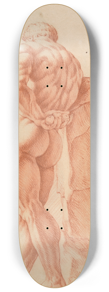 Hamlet Winstanley - Study of Classical Statue of Hercules 8.25 inch art skate deck