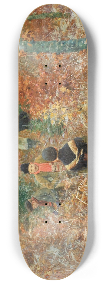 Hans Andersen Brendekilde - Juletrsfldning 8.25 inch art skate deck