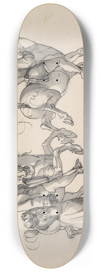 Hans Bock the Elder - Der Abschied der Kavaliere 8.25 inch art skate deck