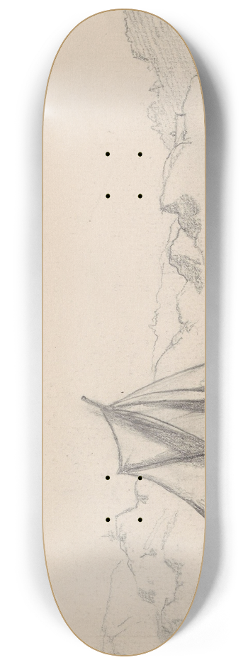 Hans Gude - Bter, Vrengen 8.25 inch art skate deck