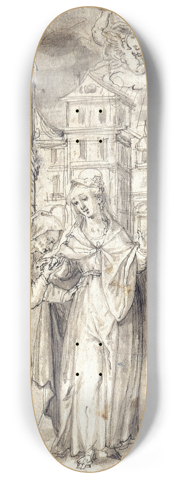 Hans Krumper - The Visitation 8.25 inch art skate deck