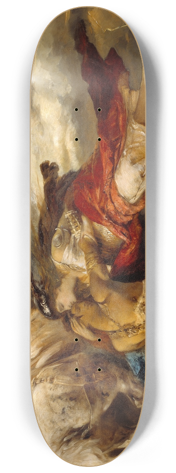 Hans Makart - Valkyrie and a Dying Hero 8.25 inch art skate deck
