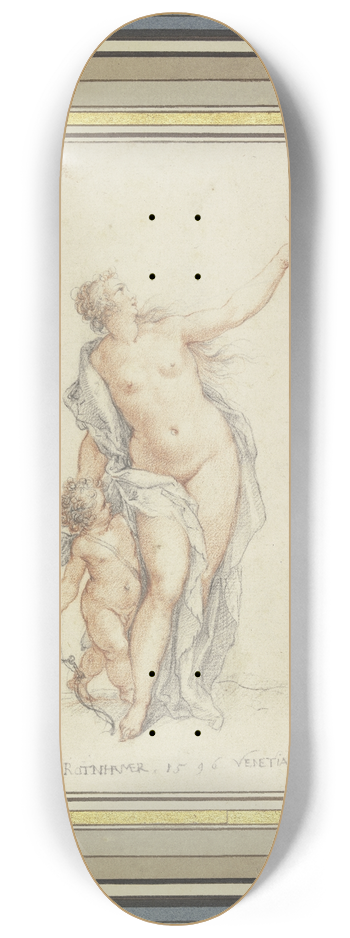 Hans Rottenhammer - Venus and Cupid 8.25 inch art skate deck