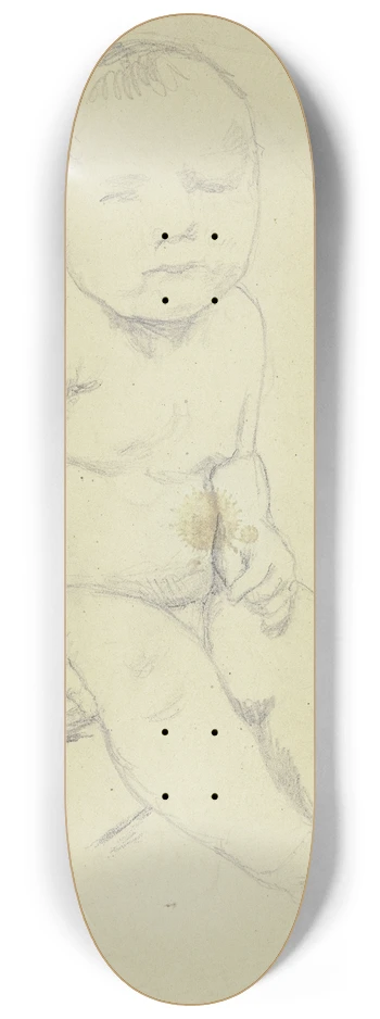Hans Thoma - Cherub 8.25 inch art skate deck