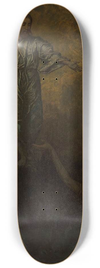 Hans Thoma - Christ and Saint Peter 8.25 inch art skate deck
