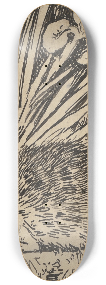Hans Thoma - Igel 8.25 inch art skate deck