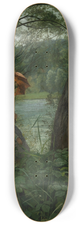 Hans Thoma - Im Sonnenschein 8.25 inch art skate deck