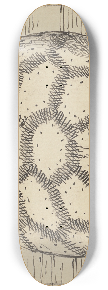 Hans Thoma - Schildkrte 8.25 inch art skate deck
