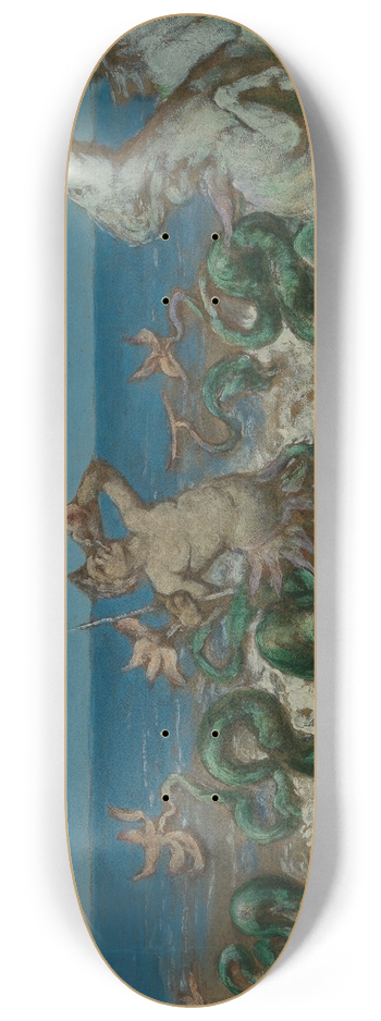 Hans Thoma - Tritonenzug 8.25 inch art skate deck
